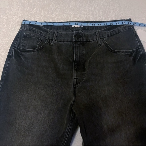 NWT Good American Good 90's Icon Straight Leg Jeans in Black Women's 16 - Picture 7 of 12